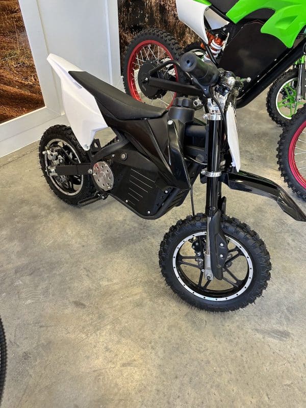 Black and White Kids KD500 Dirt Bike