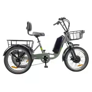 Electric Trike S02 Silver color