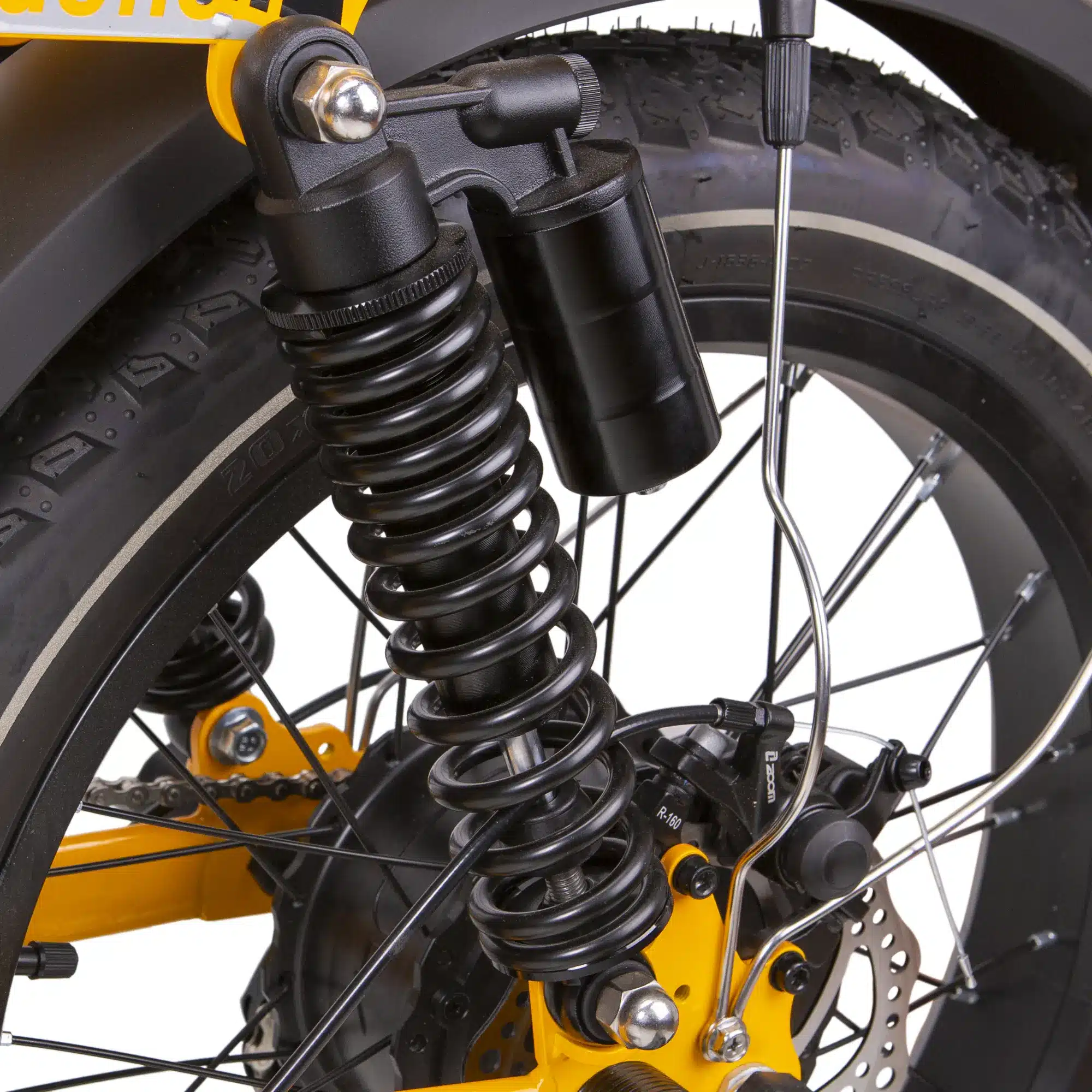 F4 Yellow: 1000W peak motor, 52Nm torque, and a 48V 20A battery